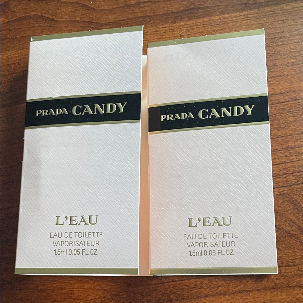 Prada Candy L'Eau Eau de Toilette Set in White and Gold